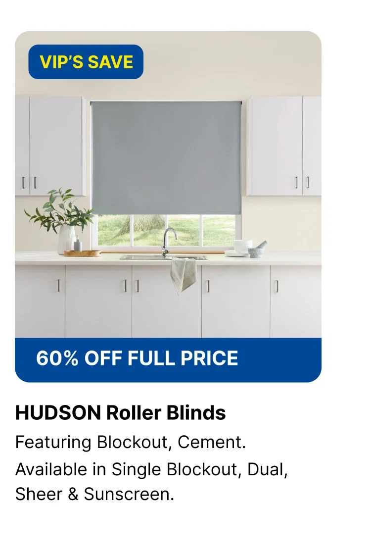 HUDSON ROLLER BLINDS