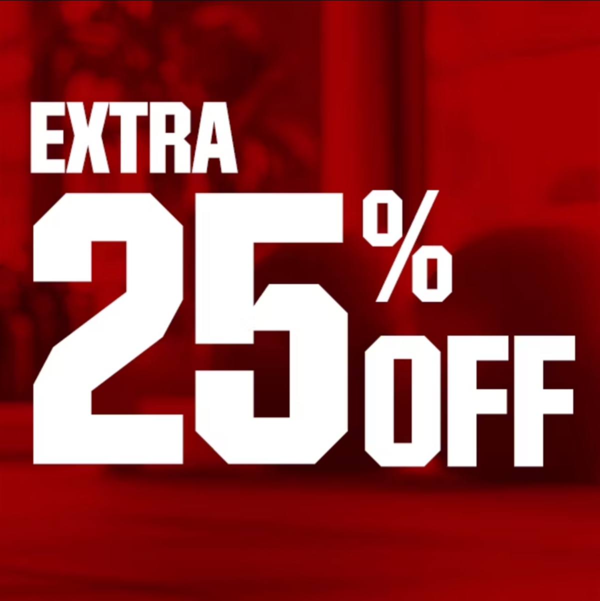 Extra 25% Off Select Clearance 