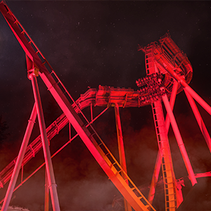 Coasters at Night