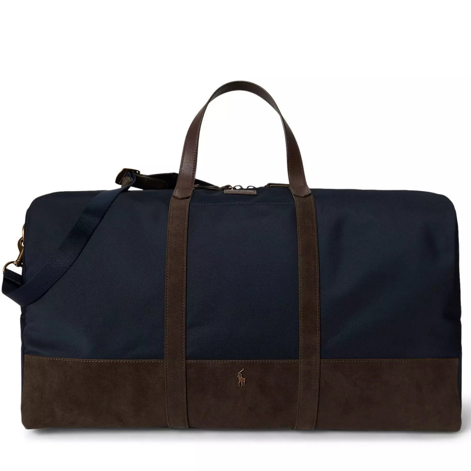 Polo Ralph Lauren Medium Suede Trim Duffel Bag
