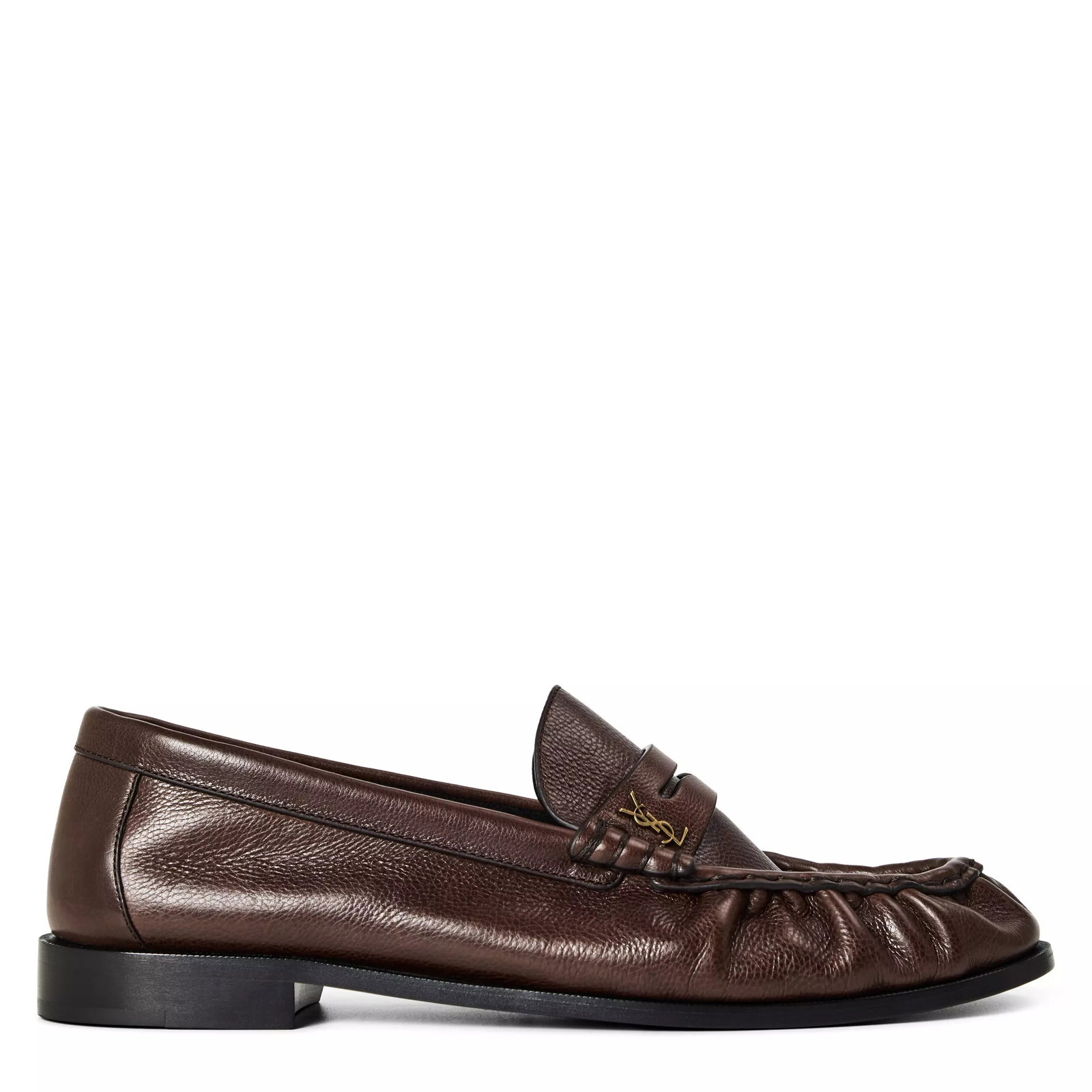 Saint Laurent Mens Le Supple Penny Loafers