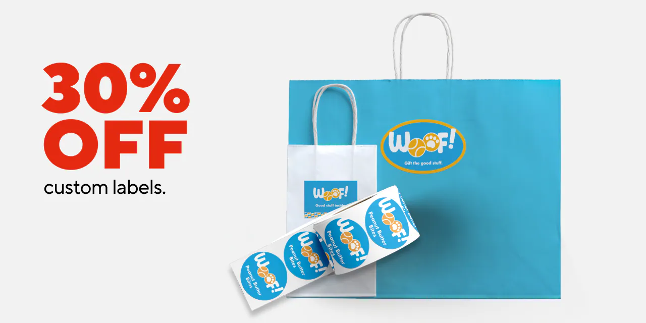 30% off Custom Name Labels