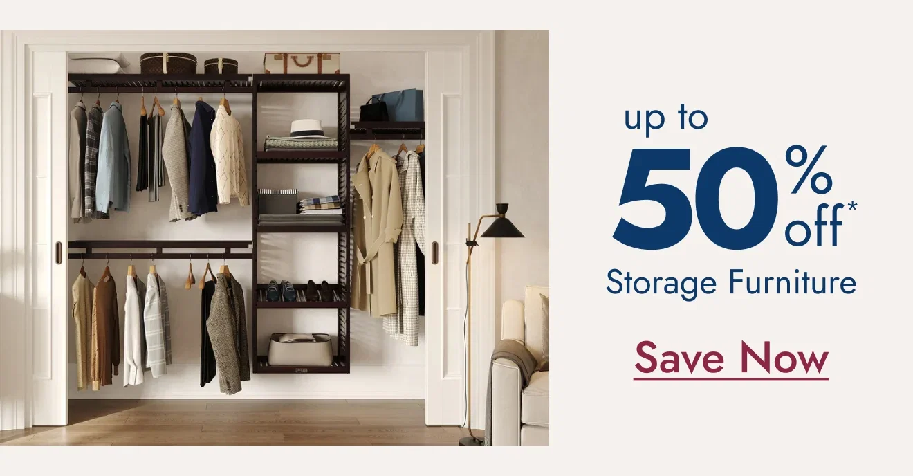Storage Furniture up to 50% off