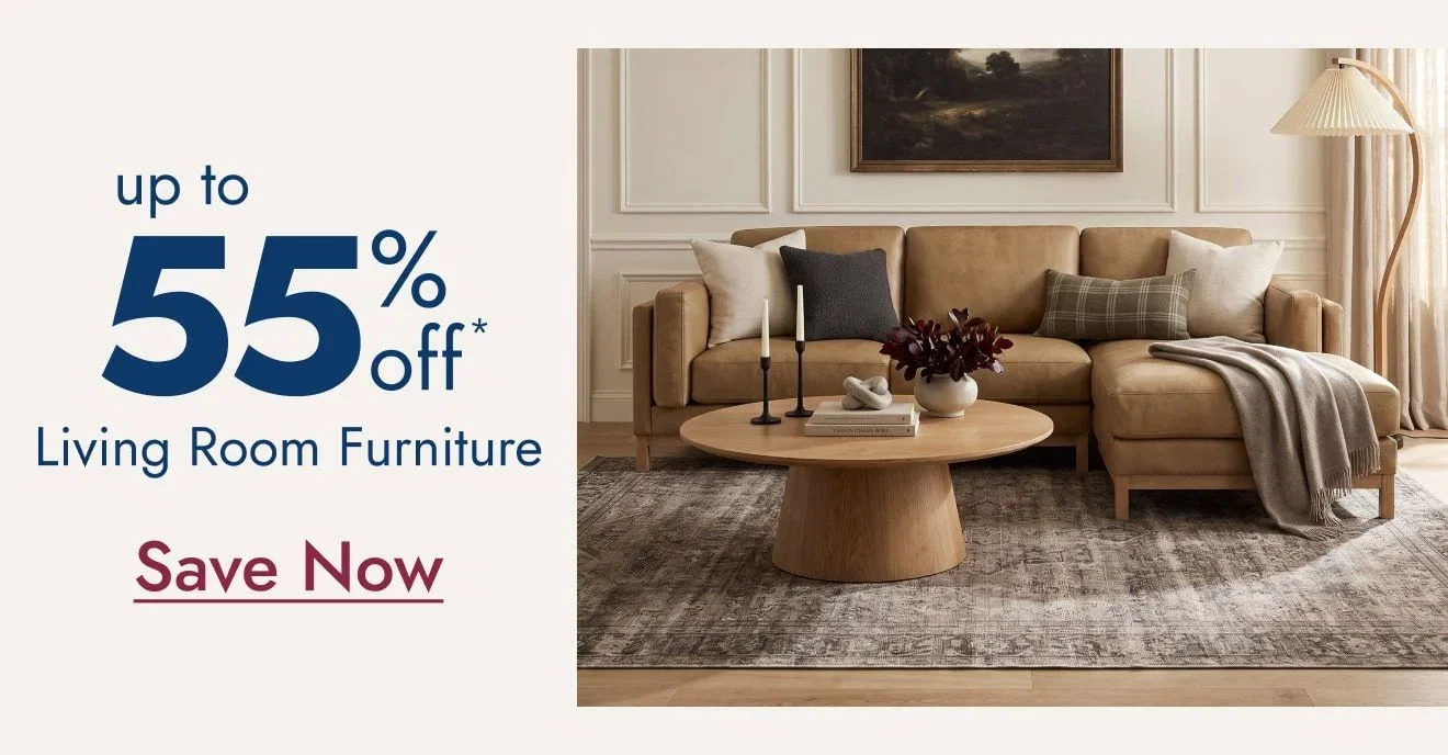 Living Room Furniture up to 55% off