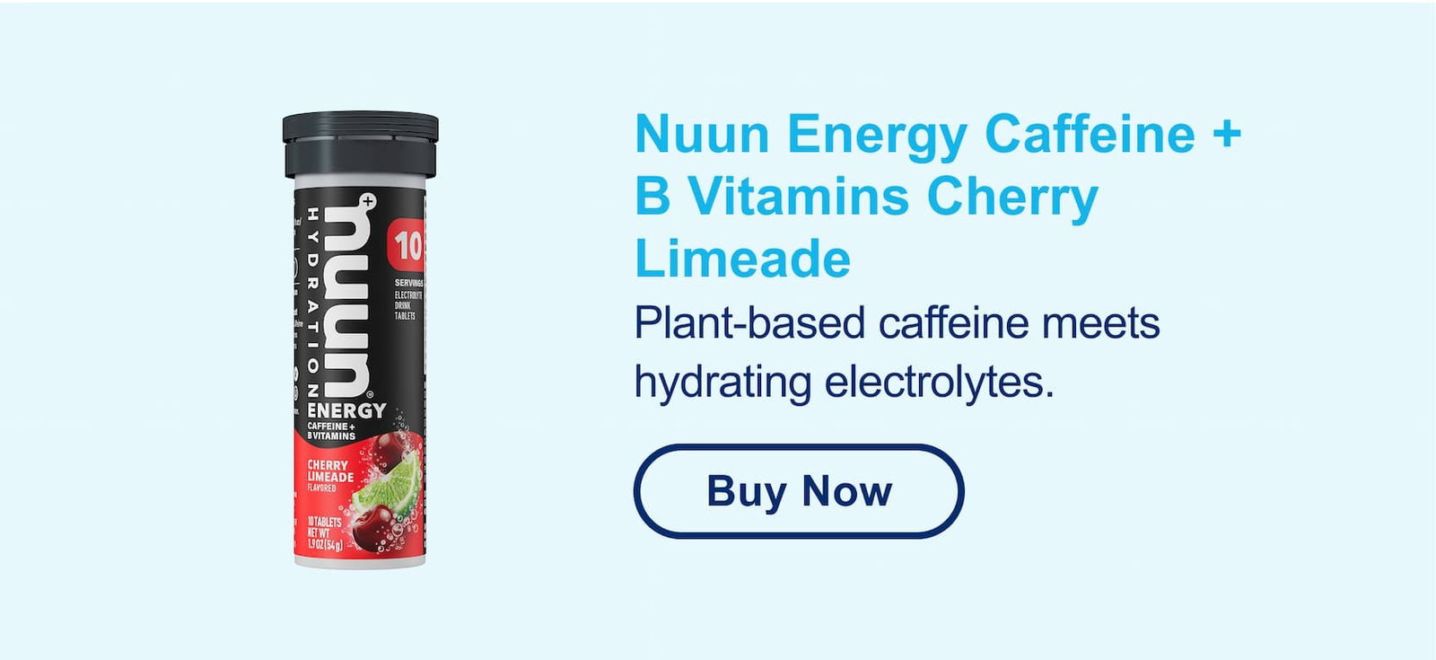 Nuun Energy Caffeine + B Vitamins Cherry Limeade