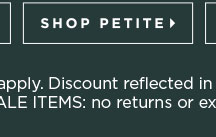 Shop Petite Sale