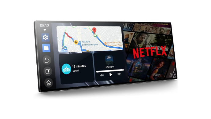 Volam 11'' Wireless Carplay Screen for Car Built-i...