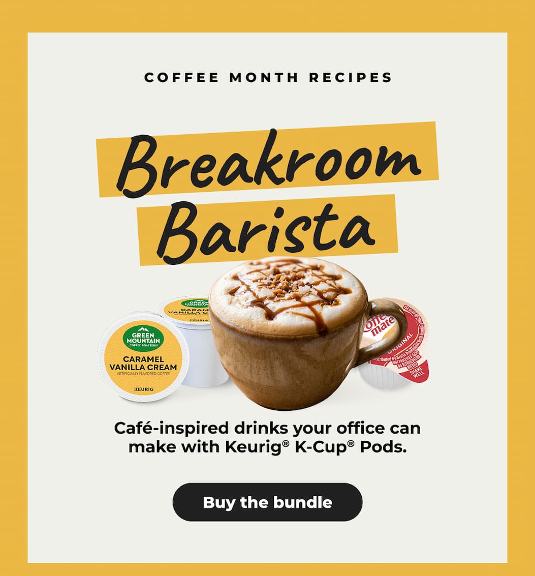 Breakroom Barista: Cafe-inspired drinks your office can make with Keurig K-Cup® Pods - Buy the bundle