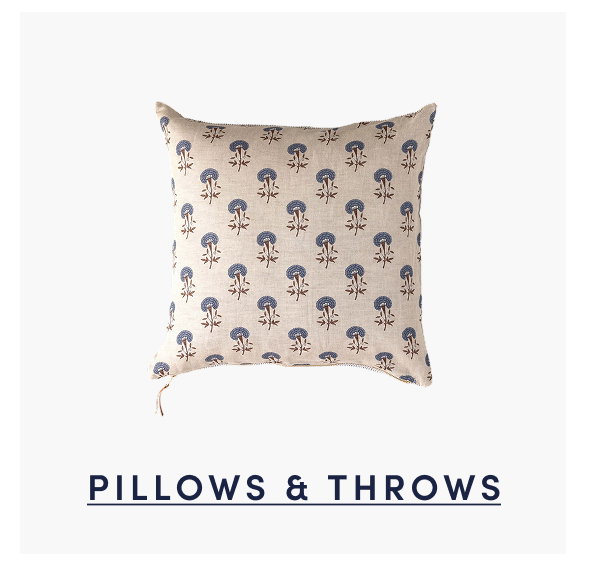 Shop Pillows & throws