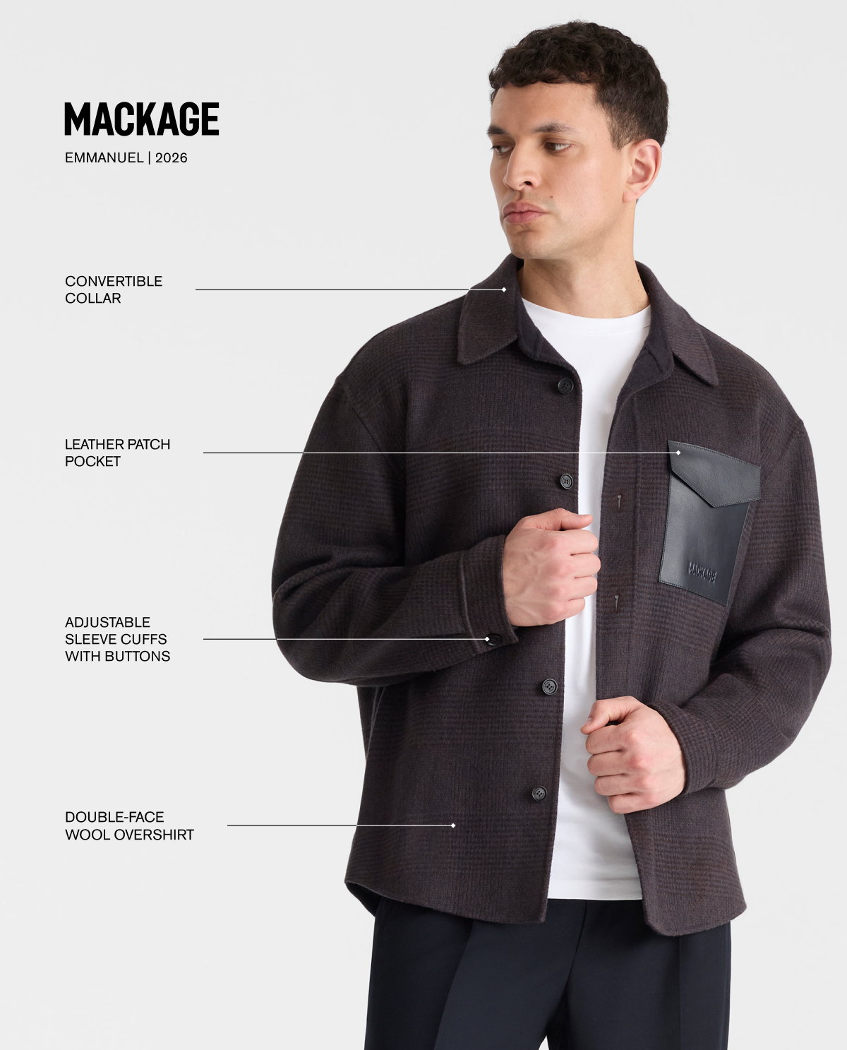 EMMANUEL-PL Shirt jacket