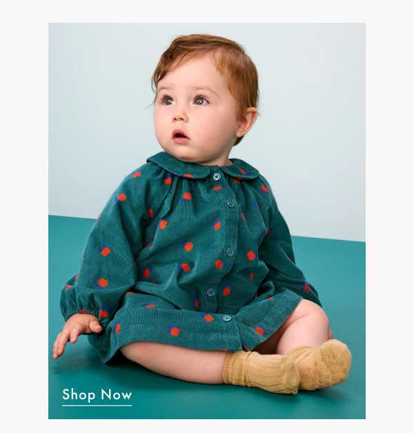 Baby Long Sleeve Corduroy Dress & Bloomers Set | Shop Now