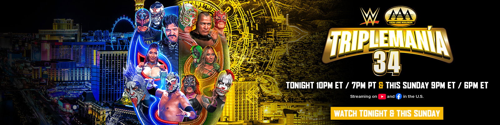 Triplemania Tonight and Sunday on Youtube