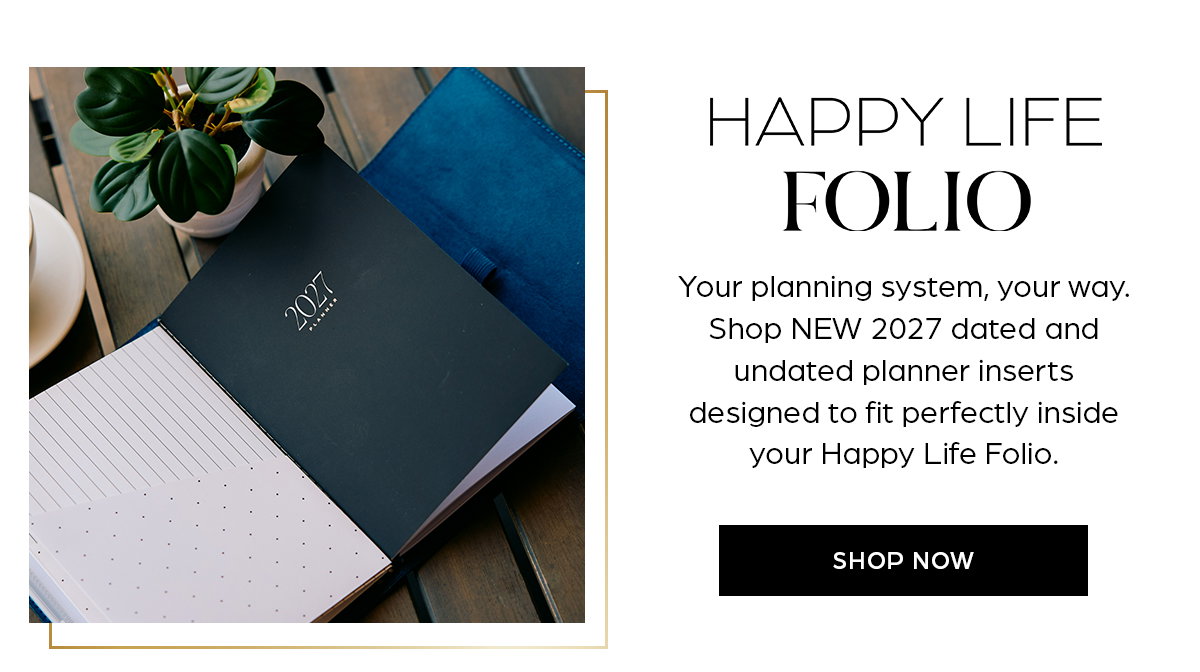 Happy Life Folio - Shop Now