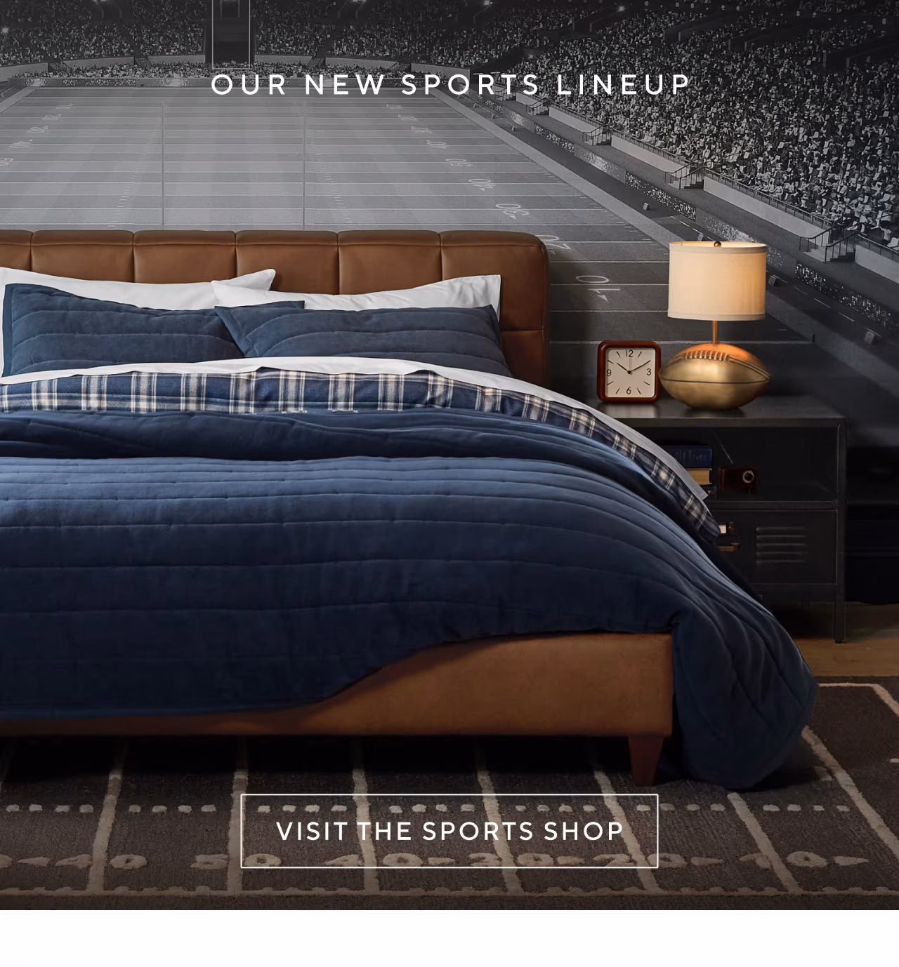 Visit the sports shop