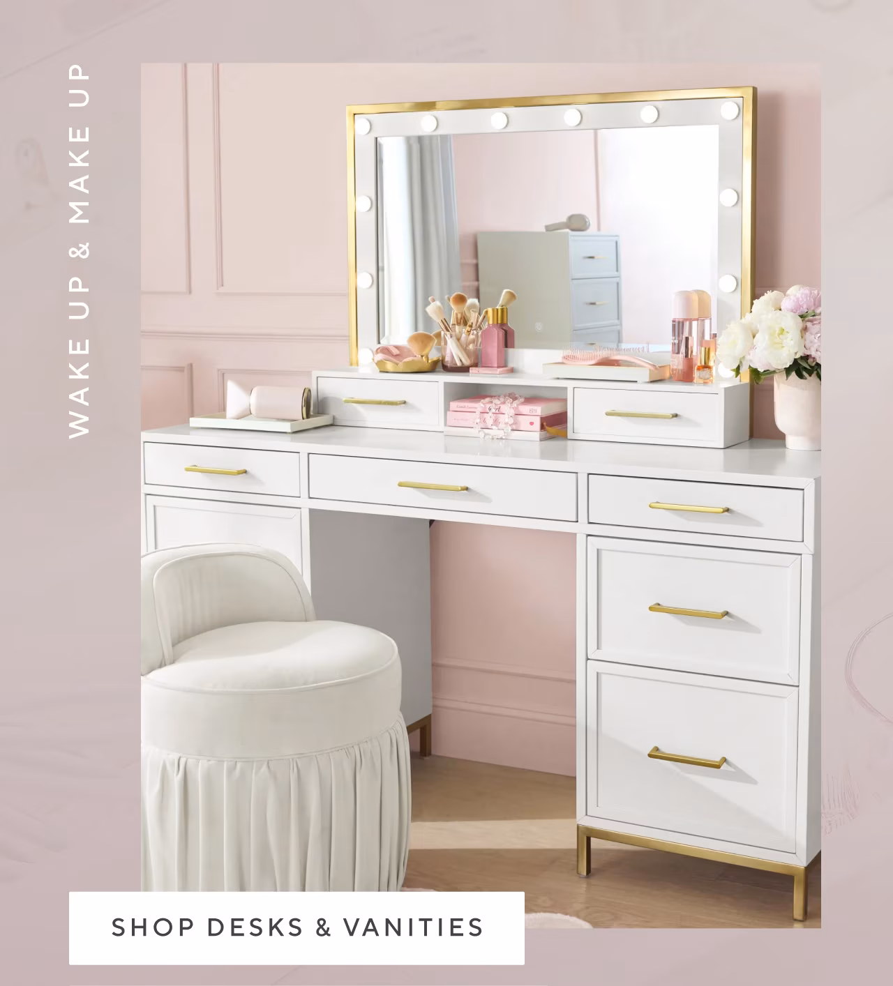 Shop desks and vanities