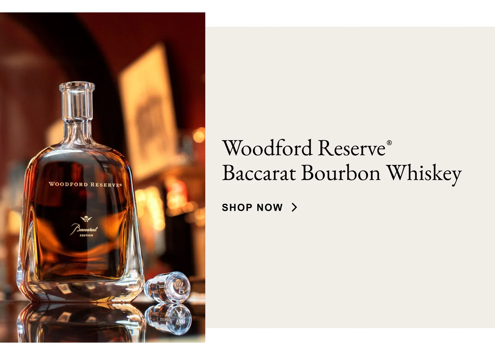 Woodford Reserve Baccarat Bourbon Whiskey - Shop Now