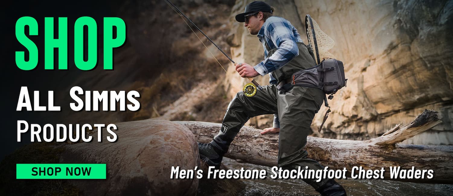Shop All Simms Products Men's Freestone Stockingfoot Chest Waders Shop Now