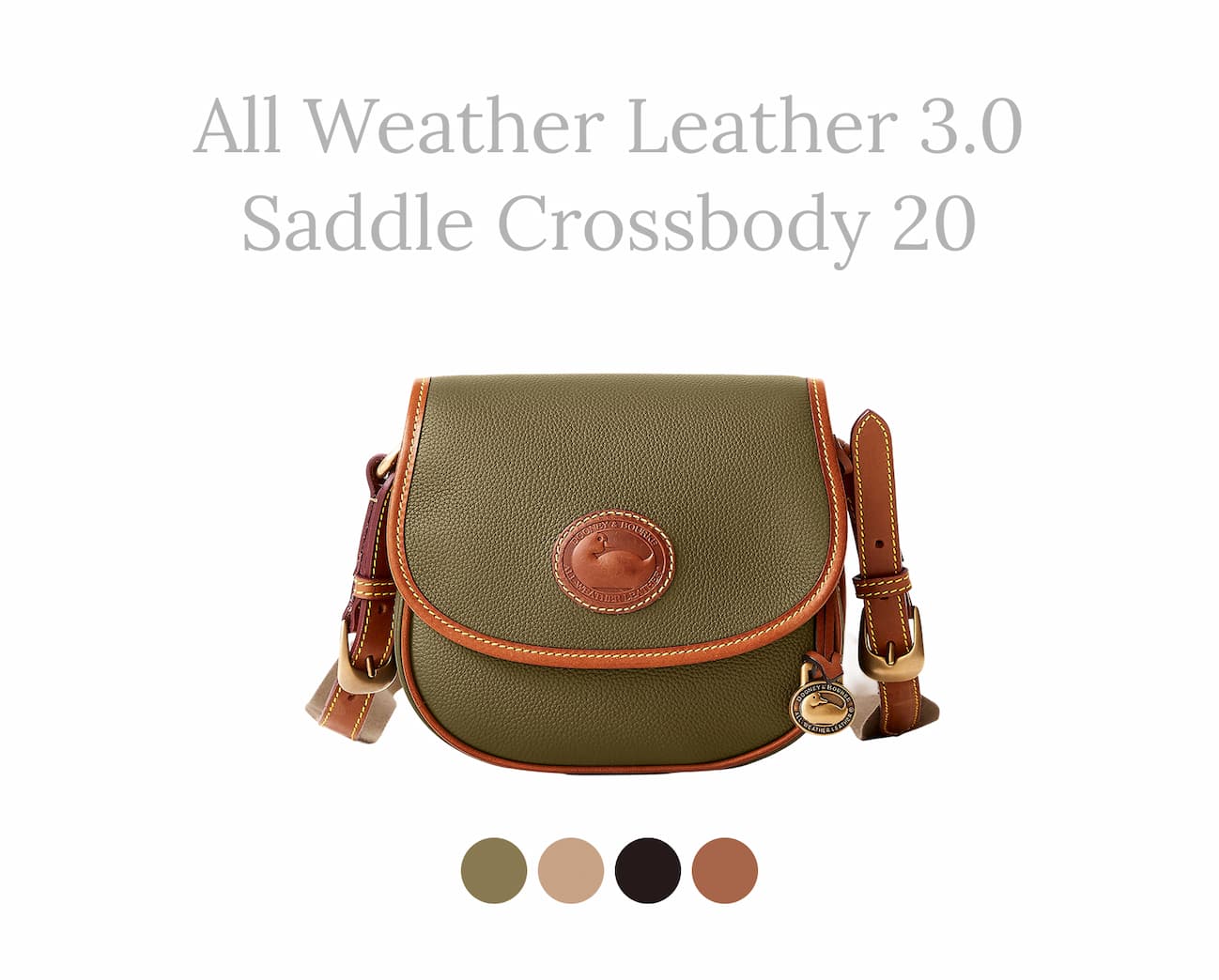 All Weather Leather 3.0 Saddle Crossbody 20