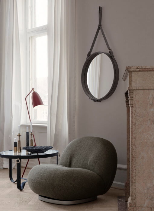 Adnet Circular Mirror  by GUBI 