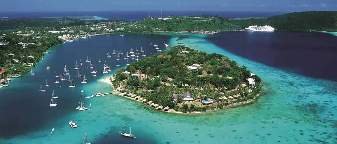 Vanuatu Private Island Paradise with Daily Breakfast, Nightly Drinks & Massages