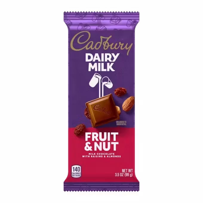  DAIRY MILK Fruit & Nut Candy Bar