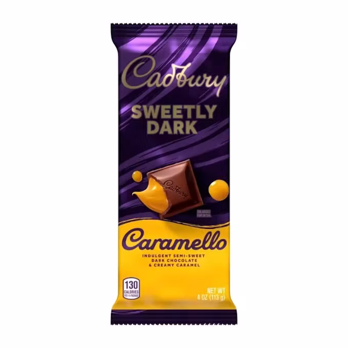 CARAMELLO Sweetly Dark Creamy Caramel XL Candy Bar