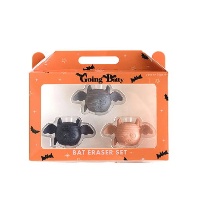 Bat Eraser Set