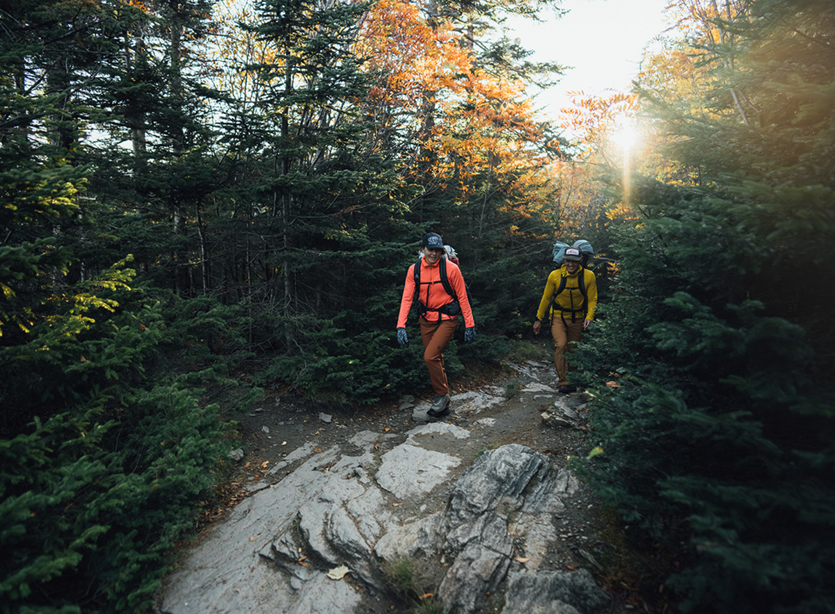 Hiking.