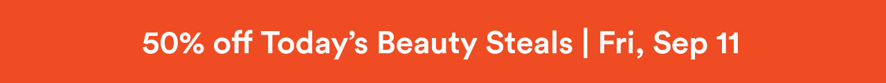 50% off today's beauty steals