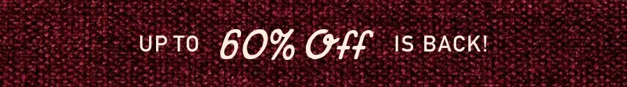 Ends Today: Up to 60% Off
