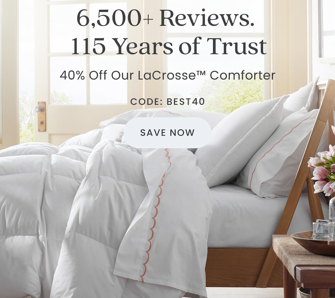 40% off our Lacrosse Comforter