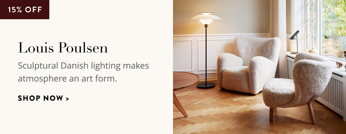 Louis Poulsen: 15% Off. Sculptural Danish lighting makes atmosphere an art form. Shop now.