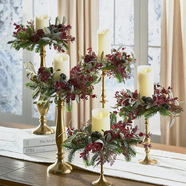 Bakersfield Candle Rings, Set of Five