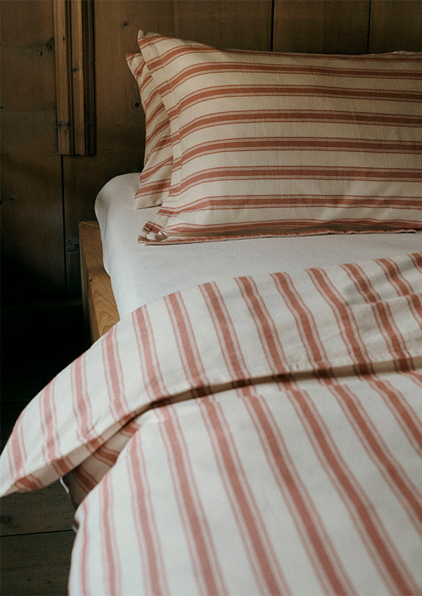 Fjord Flannel Stripe Oxford Pillowcase Set