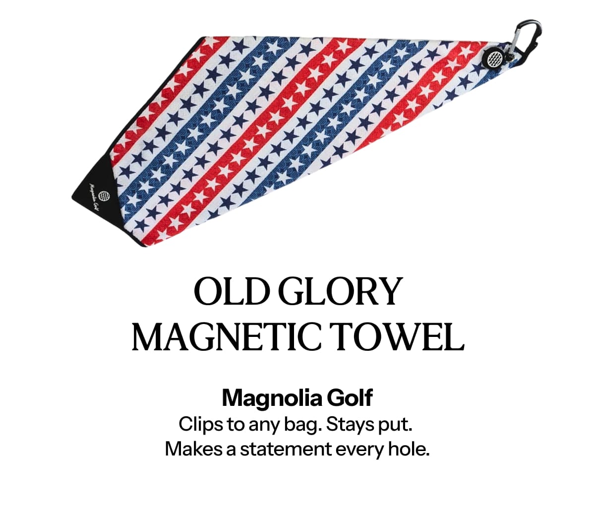 OLD GLORY MAGNETIC TOWEL