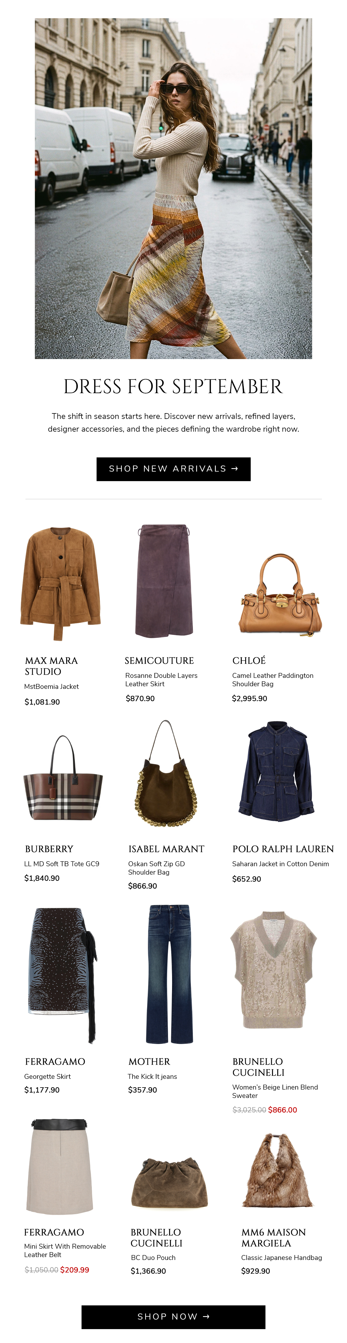 Shop New Arrivals
