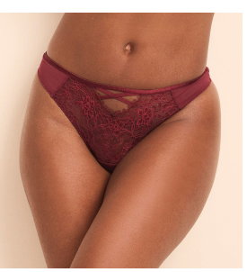 Mila Thong Dark Red