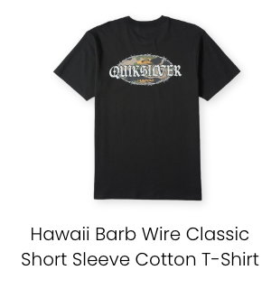 Hawaii Barb Wire Classic Short Sleeve Cotton T-Shirt