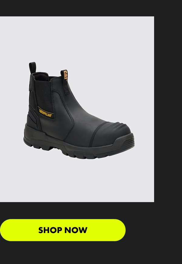 CAT Striver XL Elastic Side Safety Boot - Black