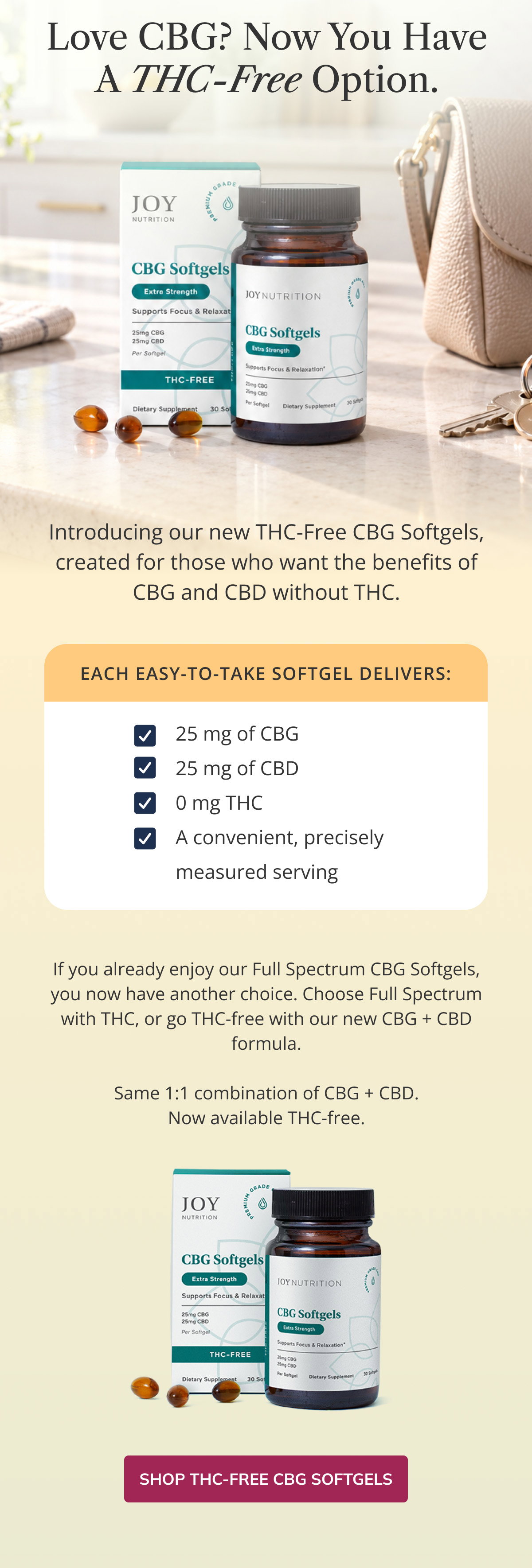 Love CBG? Now You Have a THC-Free Option.