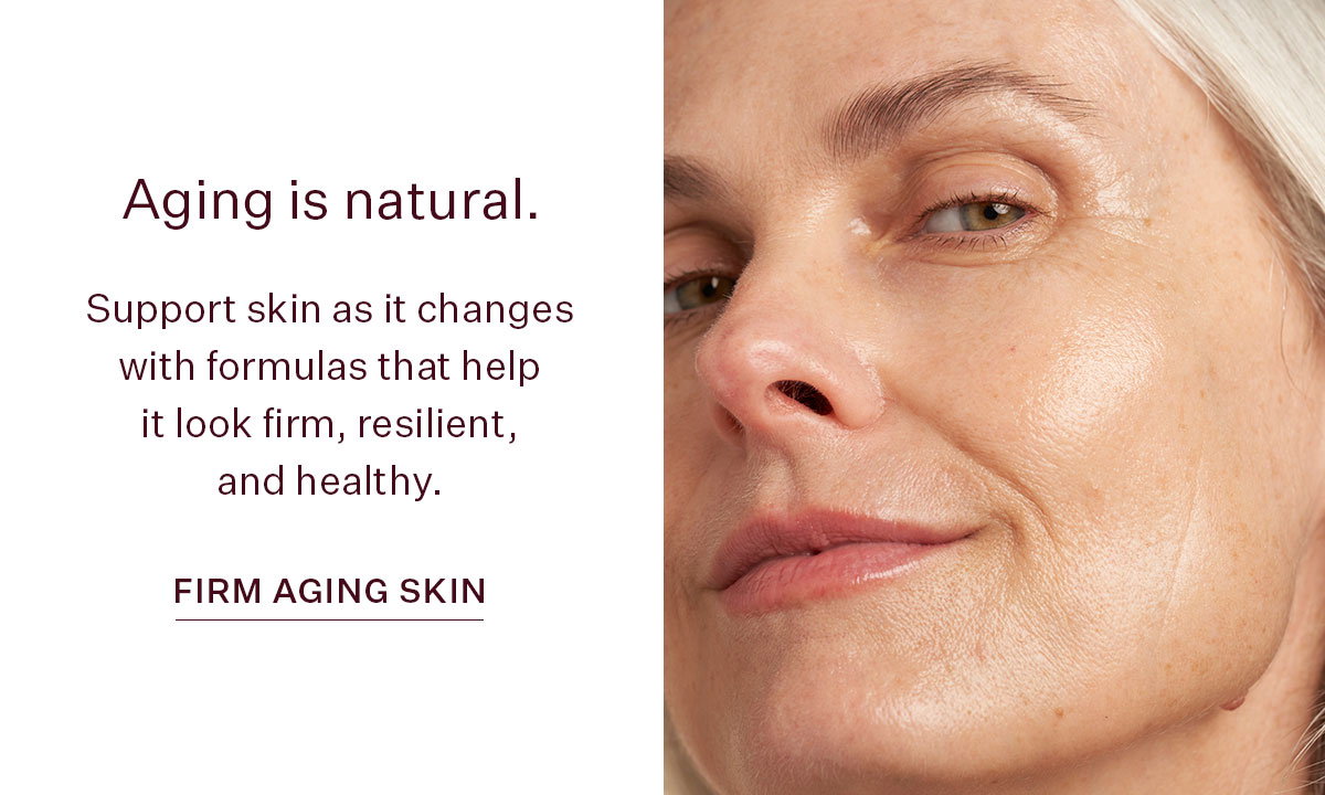 Aging is natural.