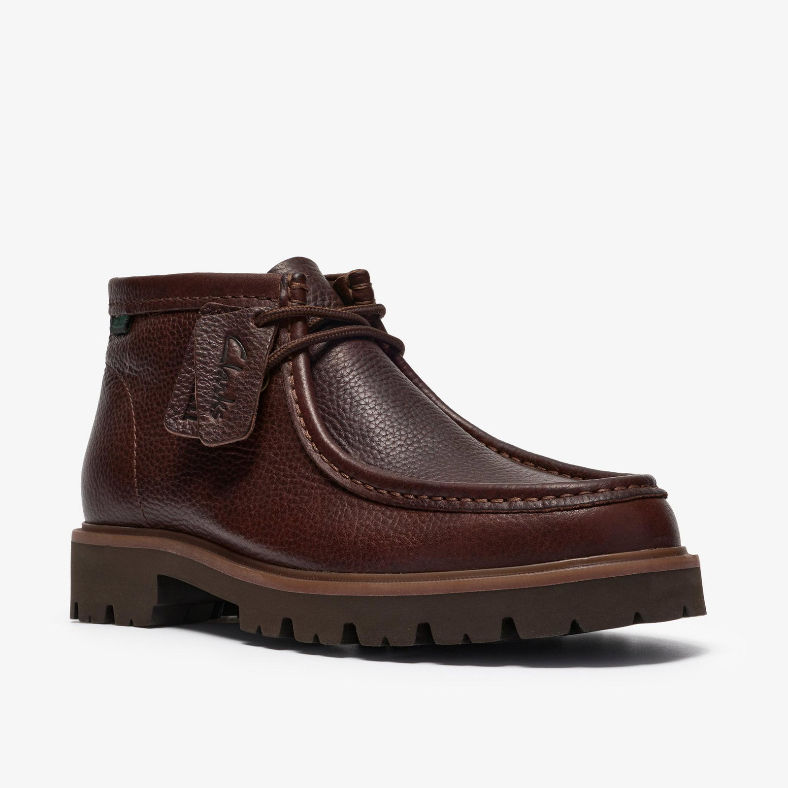 Shop Cleyhill Top Dark Brown Leather