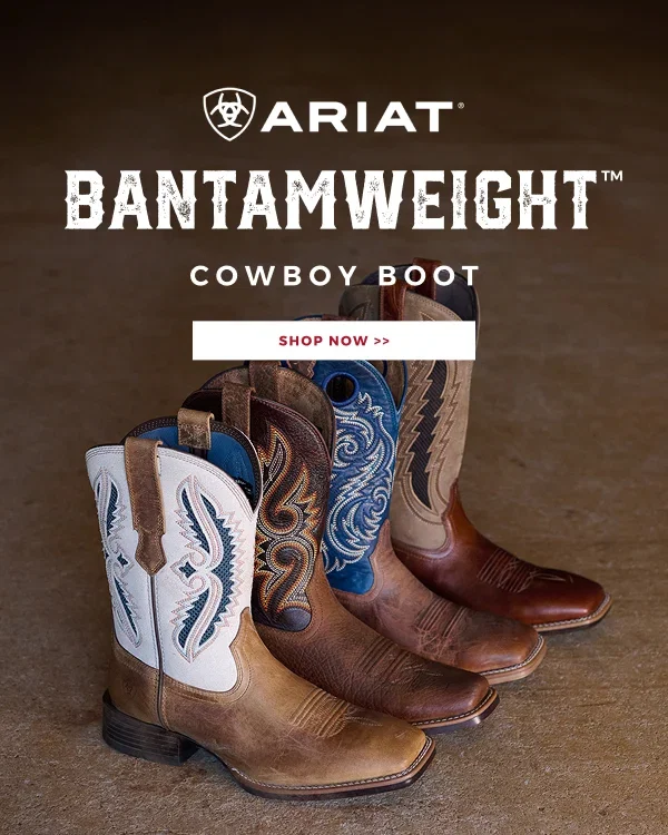 ARIAT BANTAMWEIGHT COWBOY BOOT | SHOP NOW >>
