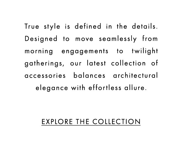 THE ART OF THE ACCENT: SHOP ACCESSORIES