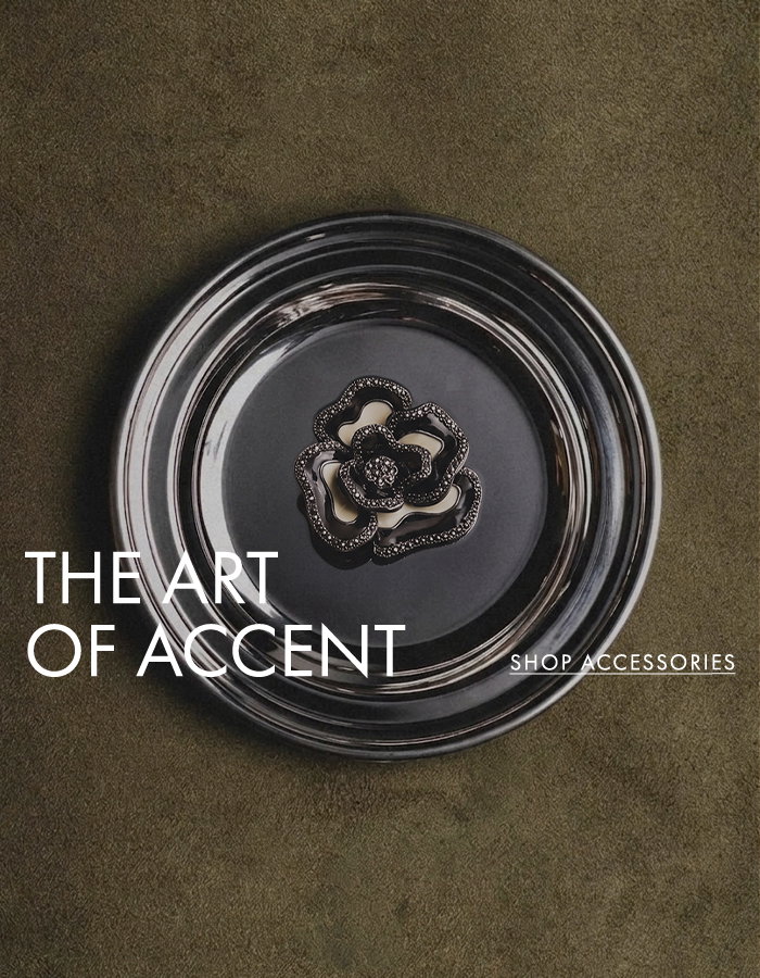 THE ART OF THE ACCENT: SHOP ACCESSORIES