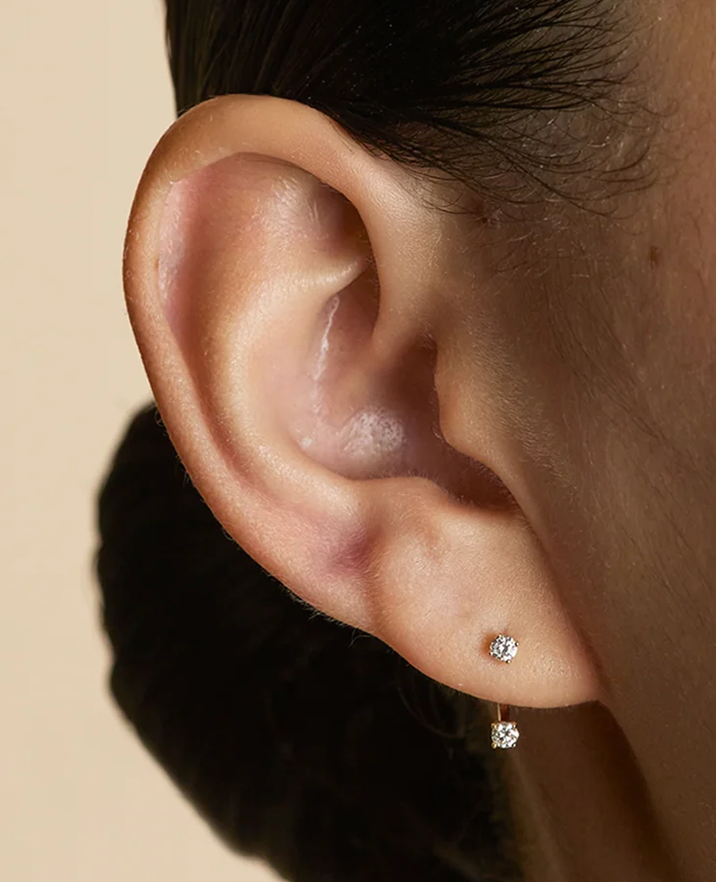 Diamond Ear Jacket in Solid Gold
