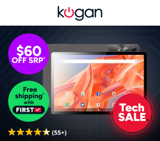 Kogan Explore Tab 3 Plus 11" 2K Android Tablet (6GB, 128GB, Wi-Fi + 4G) Product Image