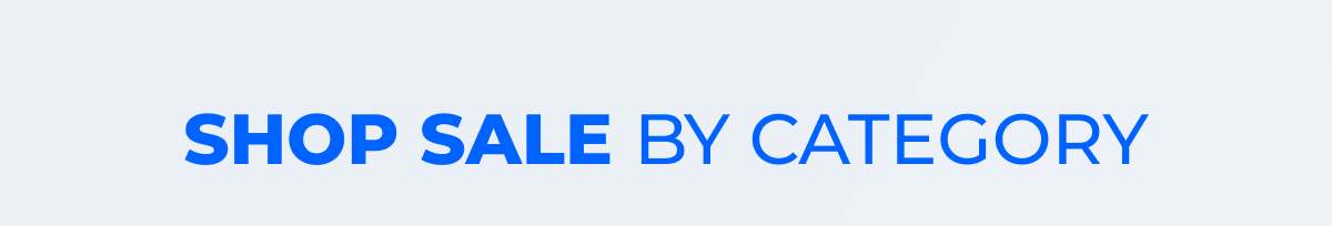 Shop Sale By Category