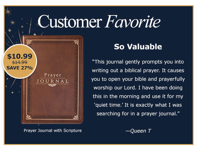 Customer Favorite | Prayer Journal with Scripture