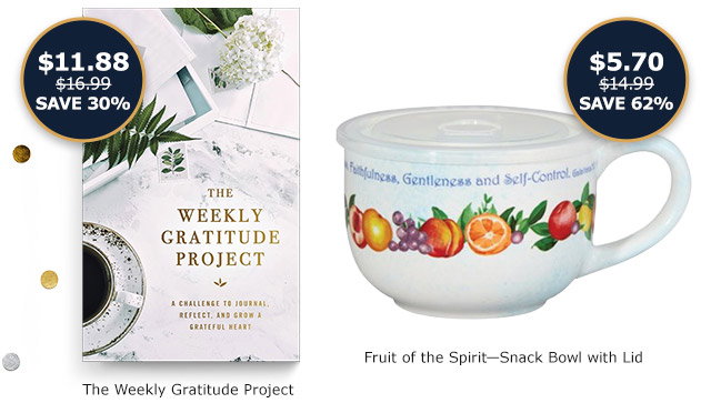 The Weekly Gratitude Project | Fruit of the Spirit Snack Bowl with Lid